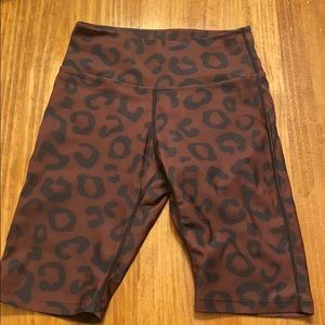 Leopard Bike Shorts